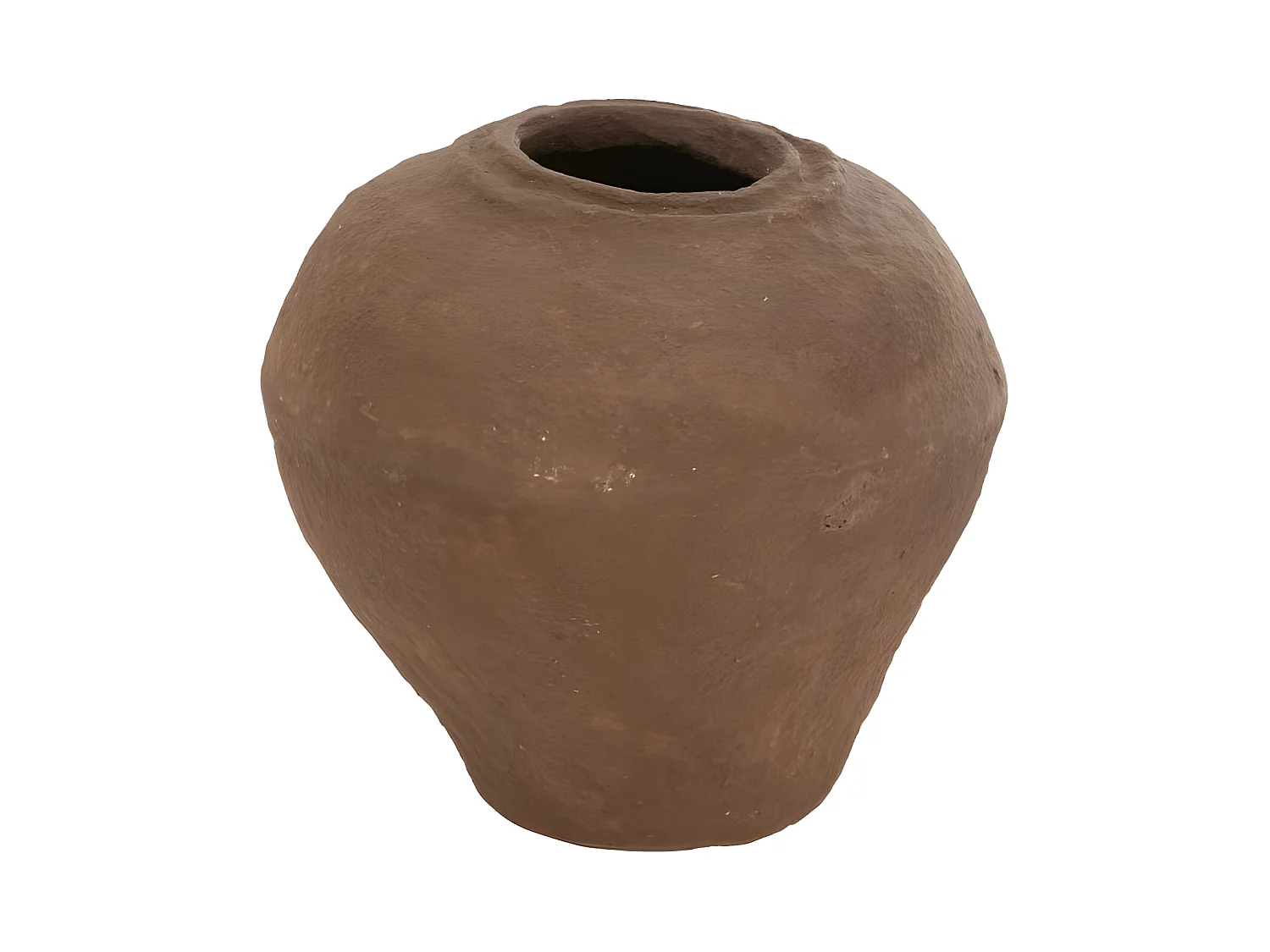 Vase Design "Papier Mâché" 47cm Marron