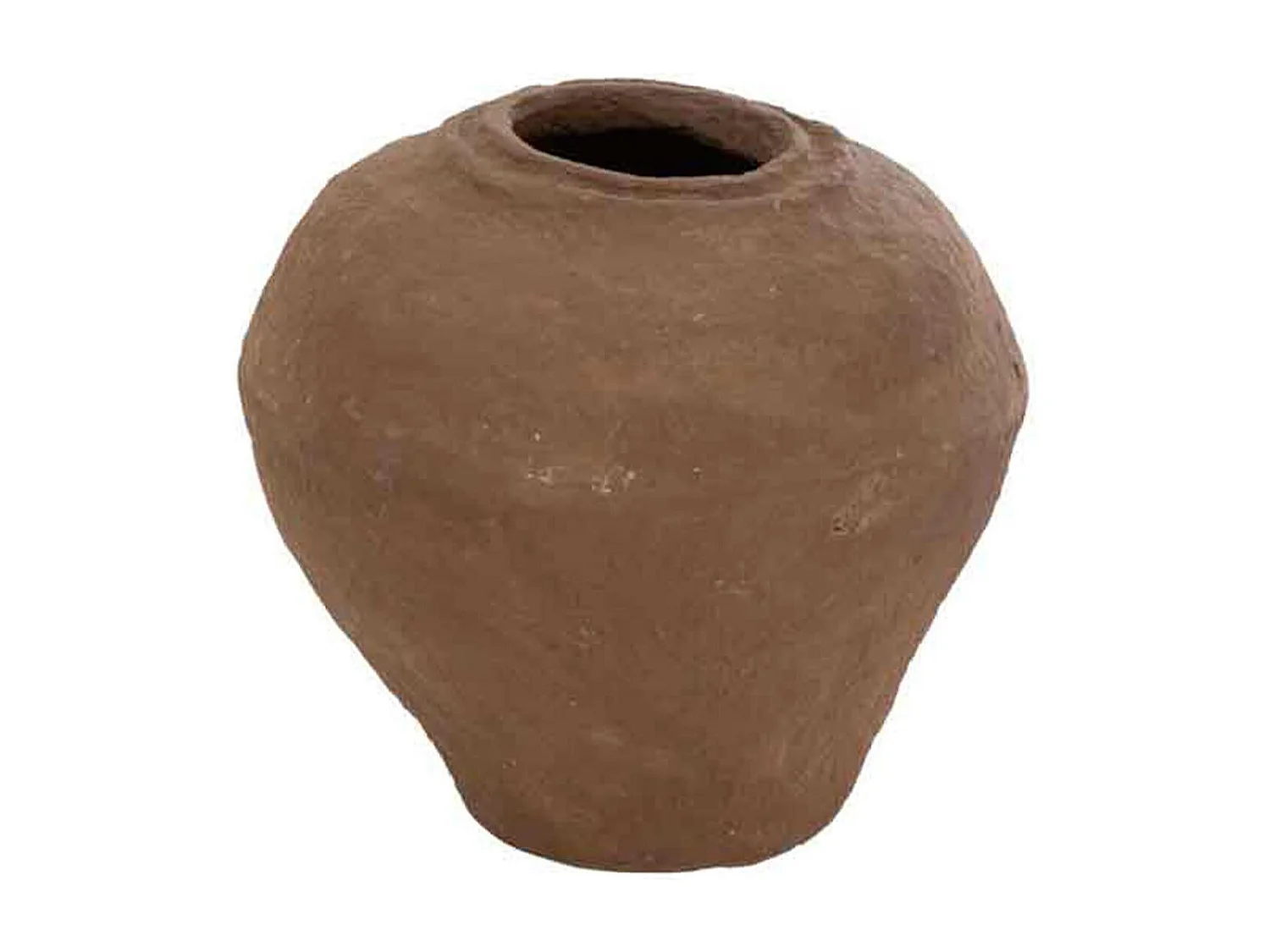 Vaso irregolare in carta marrone 44x44x48 cm