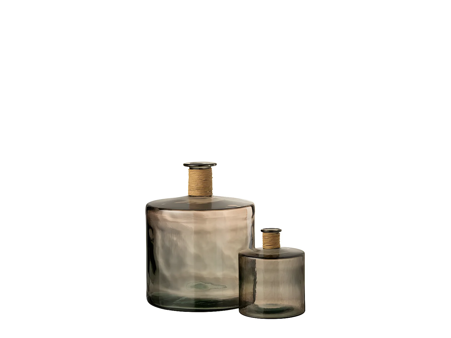 Vaso in vetro marronee 35x35x44 cm