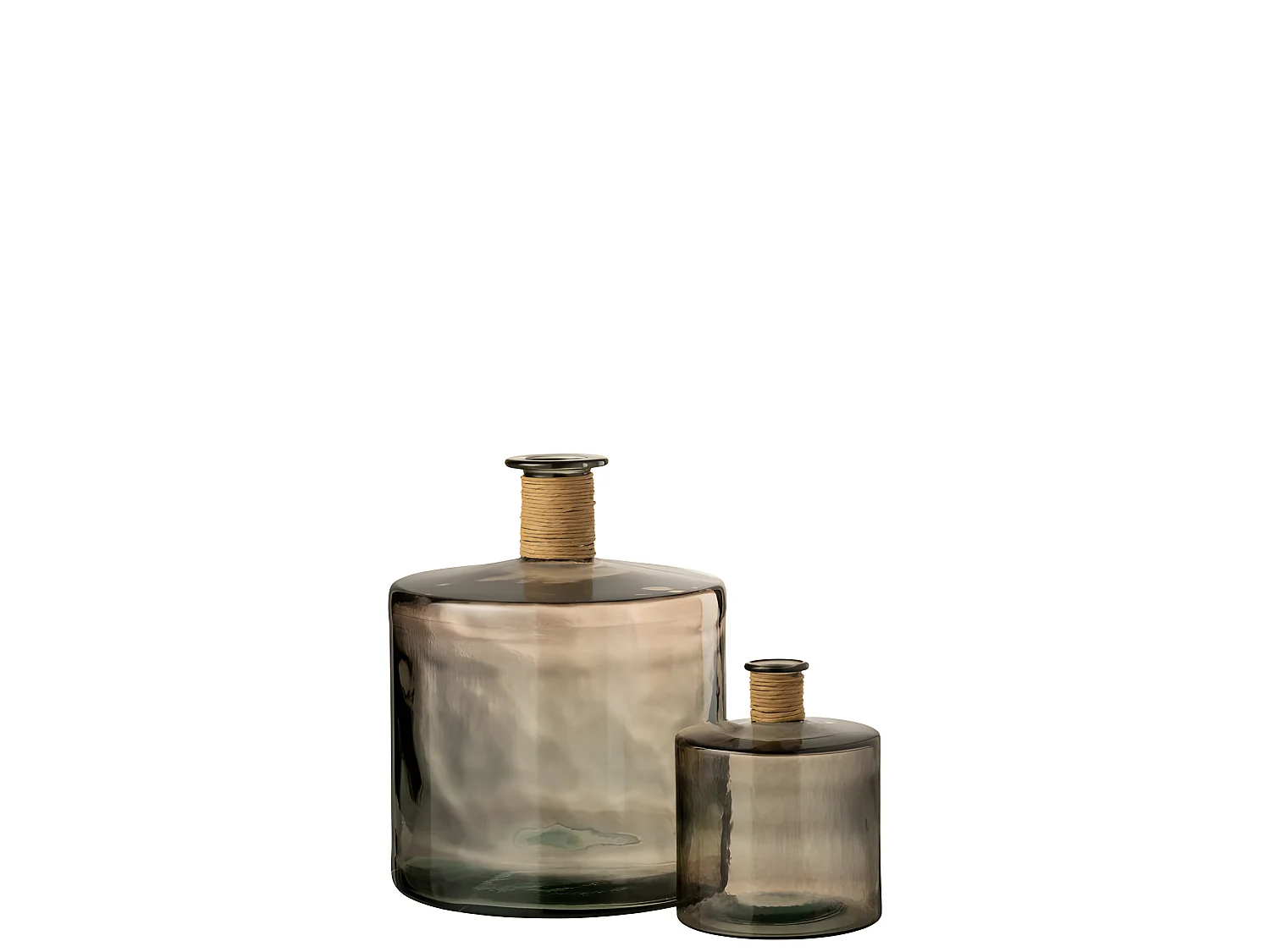 Vaso in vetro marronee 35x35x44 cm