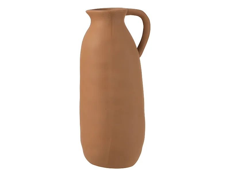 Vase Design en Céramique "Cruche" 37cm Marron