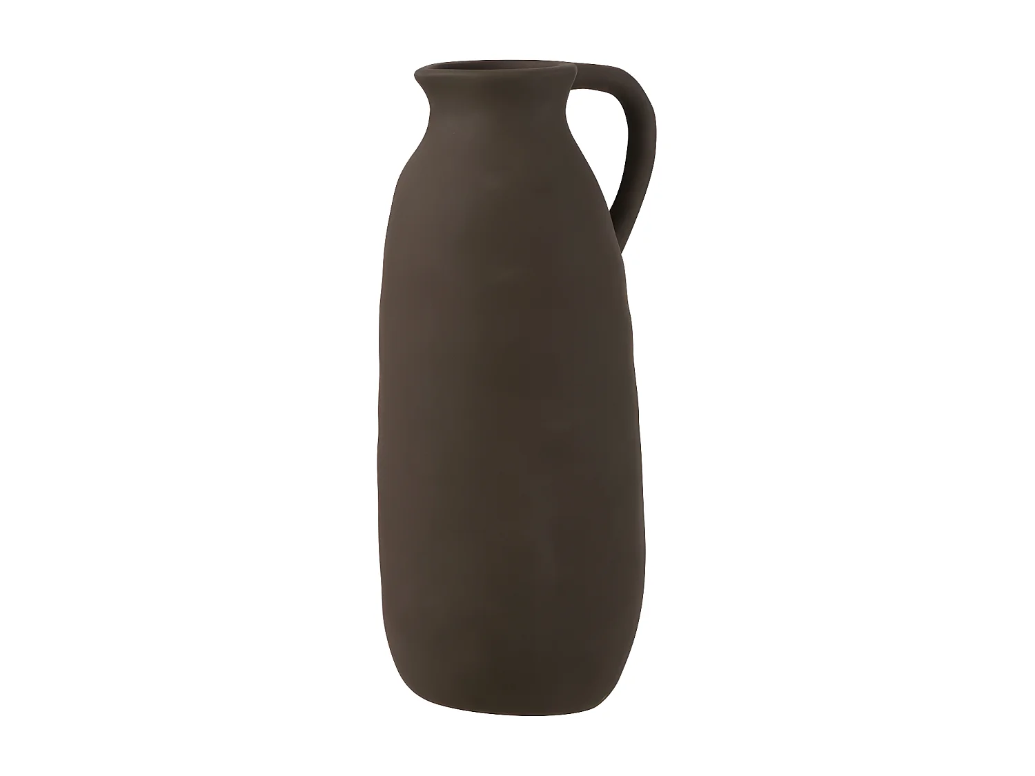 Vase Design en Céramique "Cruche" 35cm Noir