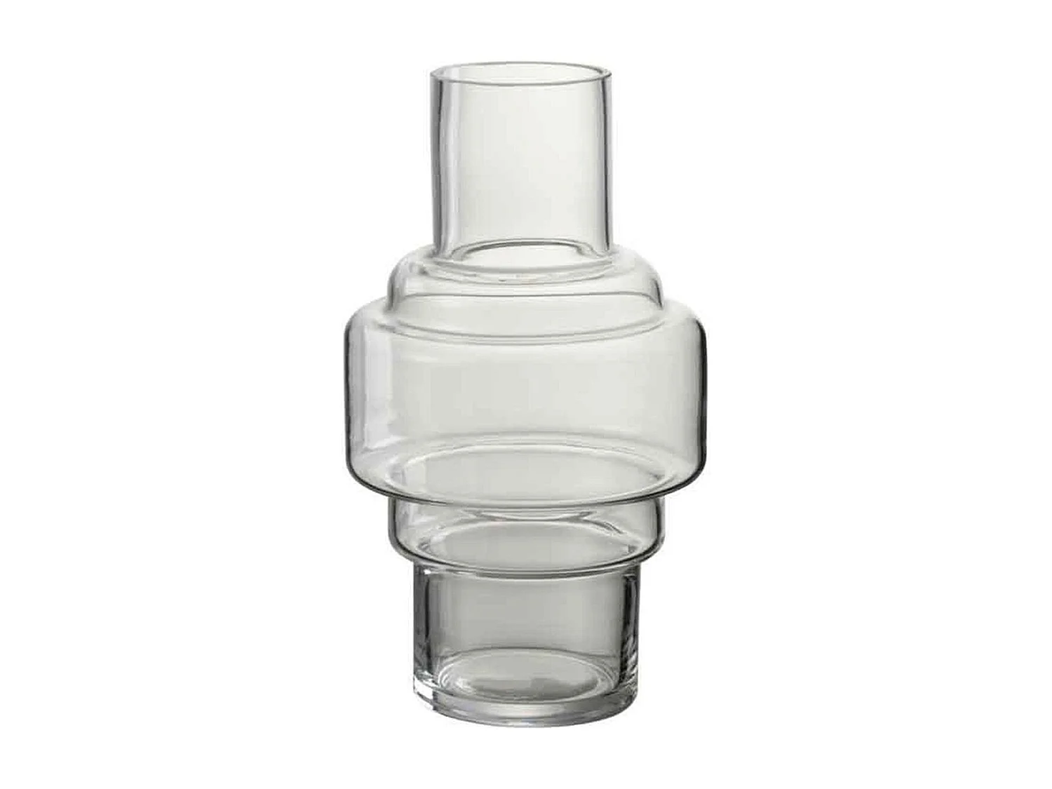 Vaso in vetro trasparente 13.5x26cm