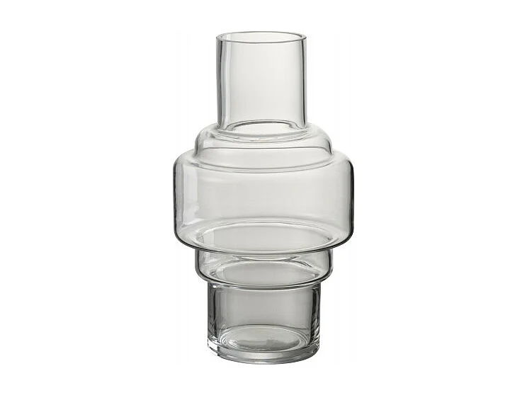 Vaso in vetro trasparente 13.5x26cm