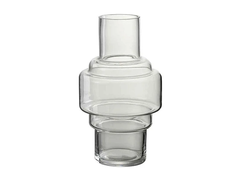 Vaso in vetro trasparente 13.5x26cm