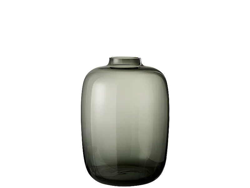 Jarrón cleo cristal gris Alt. 45 cm