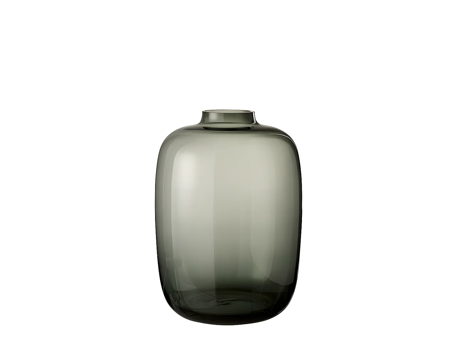 Jarrón cleo cristal gris Alt. 45 cm