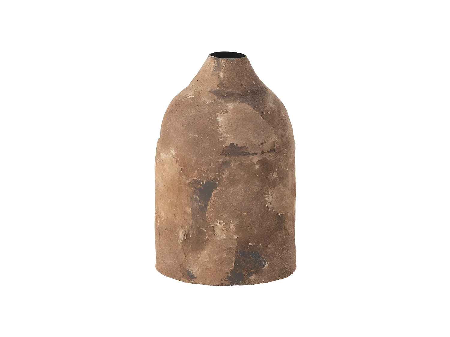 Vase Design en Métal "Effy" 24cm Marron