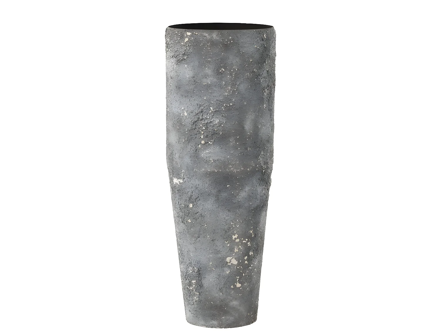 Vase Cylindrique en Métal "Effy" 70cm Gris