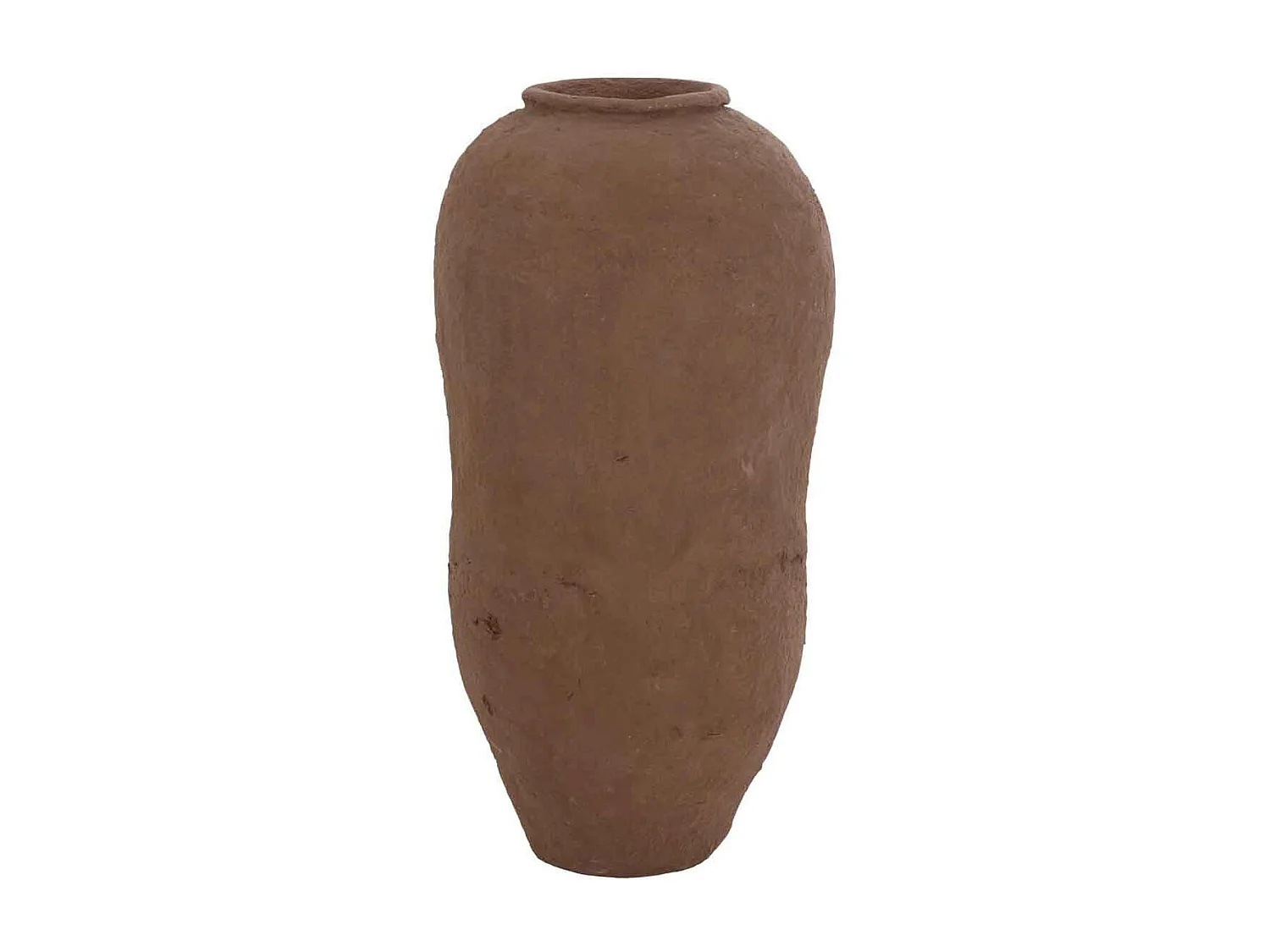 Vaso irregolare in carta marrone 45x45x96 cm