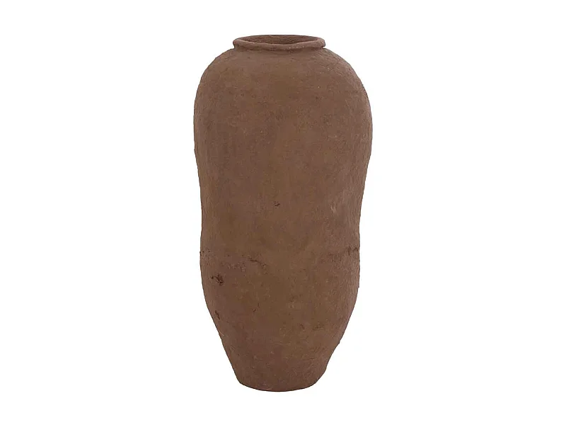 Vaso irregolare in carta marrone 45x45x96 cm