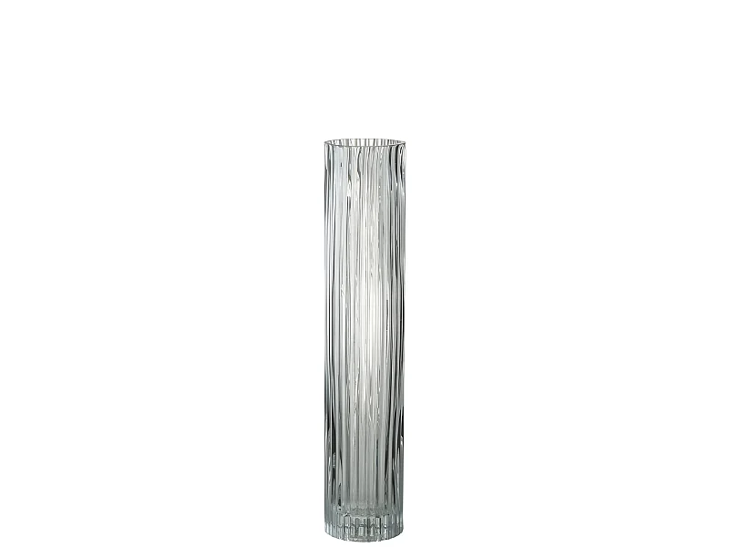 Vase Design "Lignes Verre" 40cm Transparent