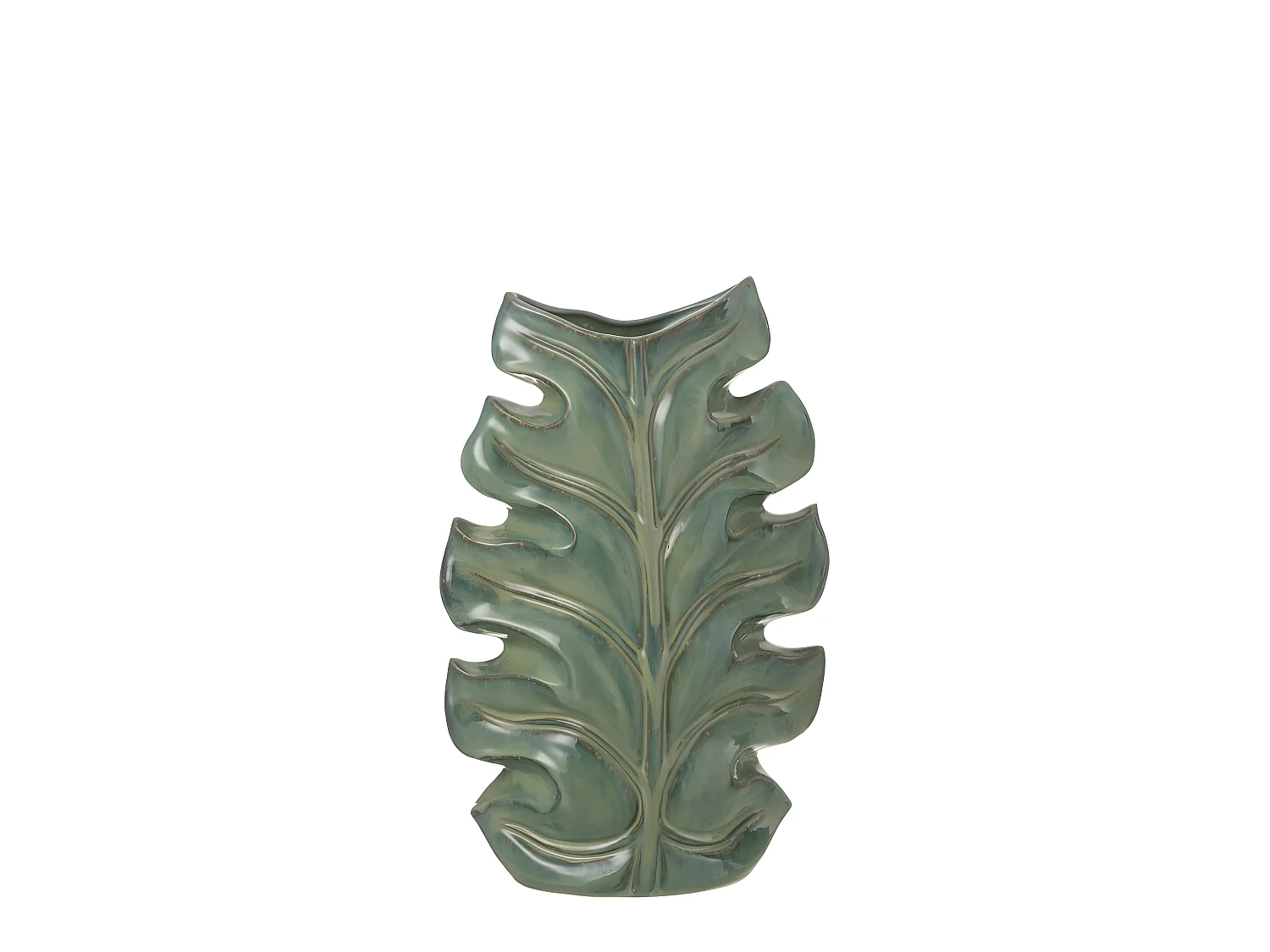 Vase Design en Céramique "Poséidon" 46cm Vert