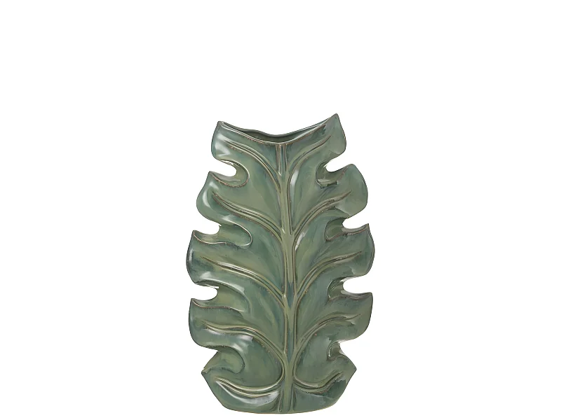 Vase Design en Céramique "Poséidon" 46cm Vert