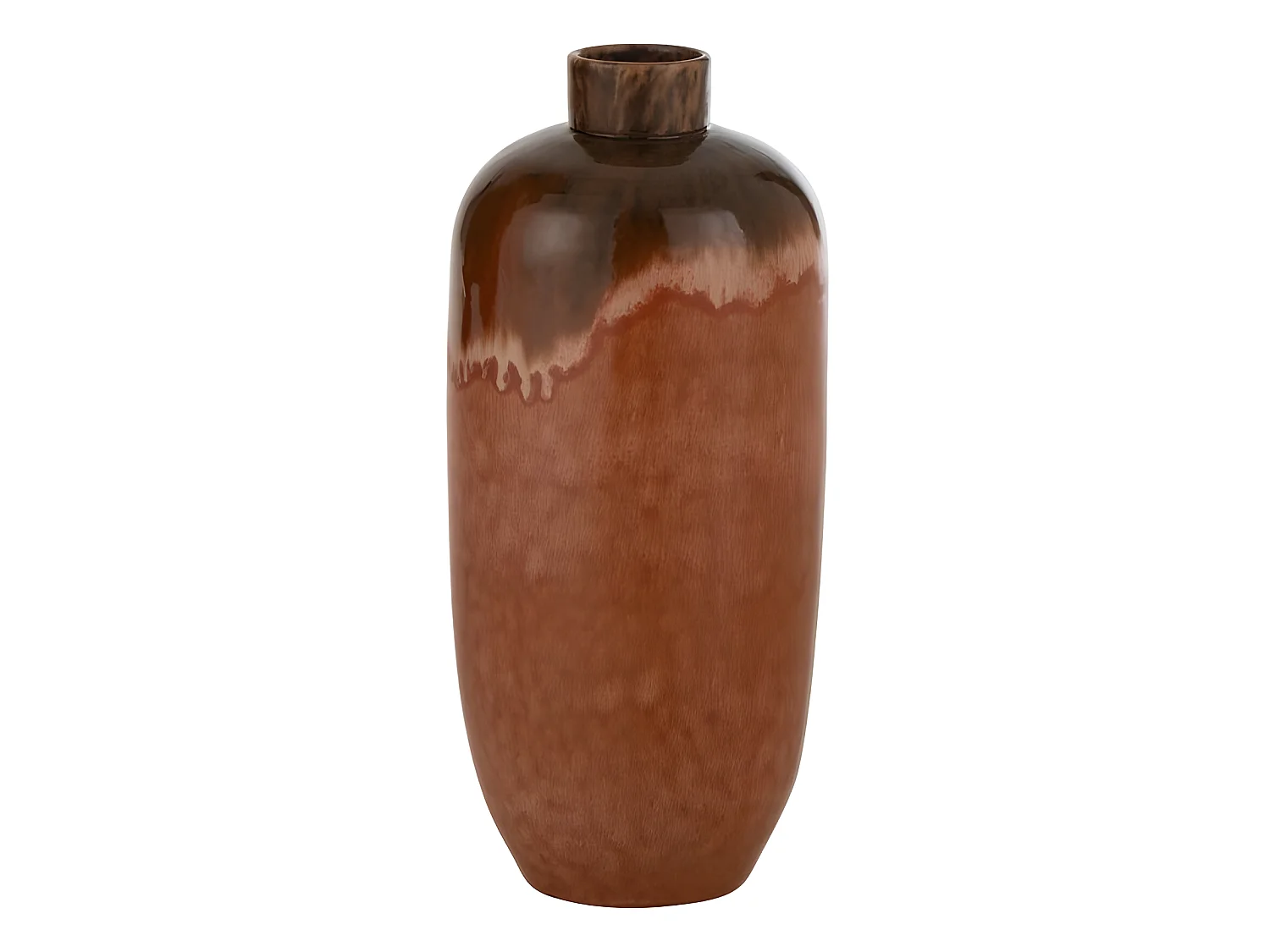 Vase Design en Céramique "Aline" 50cm Rouge