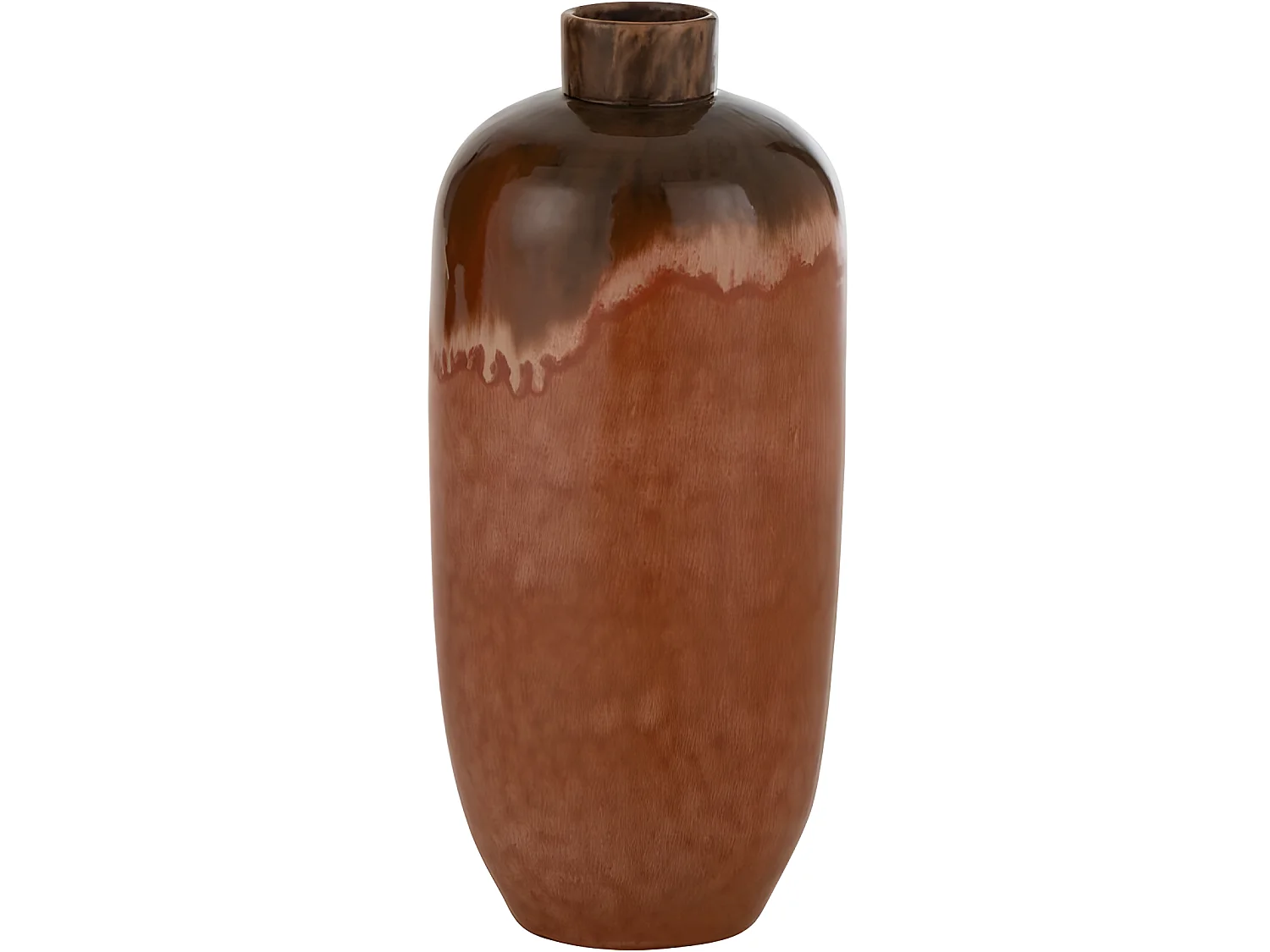 Vase Design en Céramique "Aline" 50cm Rouge