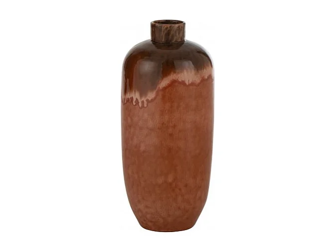 Vaso in ceramica rossa 23x23x50cm