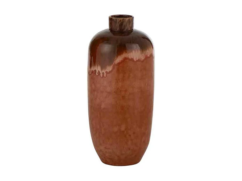 Vaso in ceramica rossa 23x23x50cm