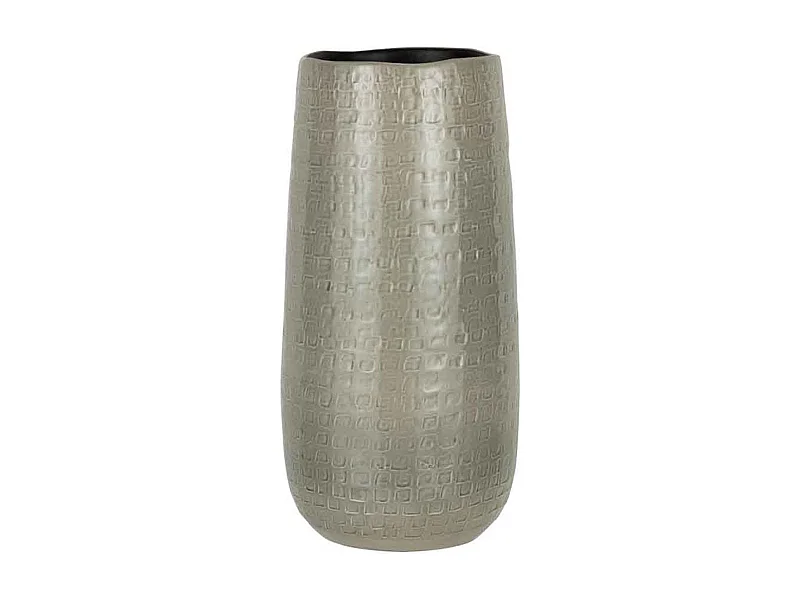 Vase en Céramique Design "Yuella" 40cm Gris