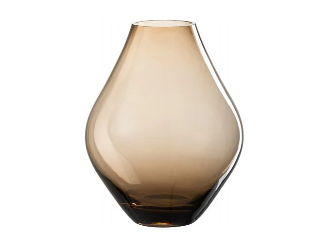 Vaso in vetro marrone 19x19x25 cm