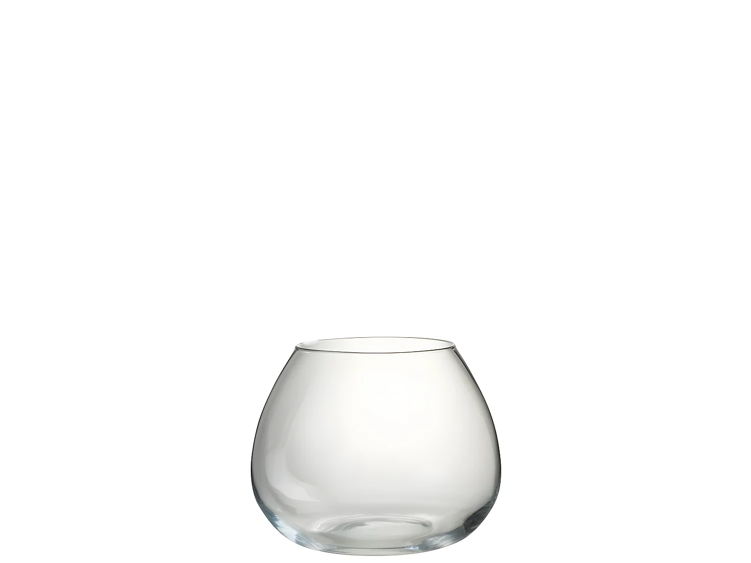 Vaso in vetro trasparente 29*23cm