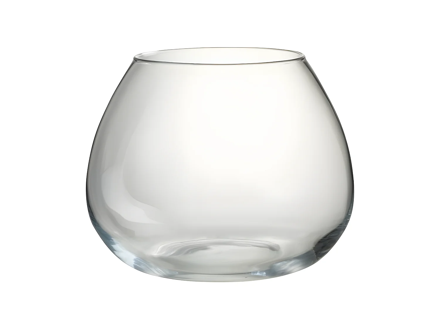 Vaso in vetro trasparente 29*23cm
