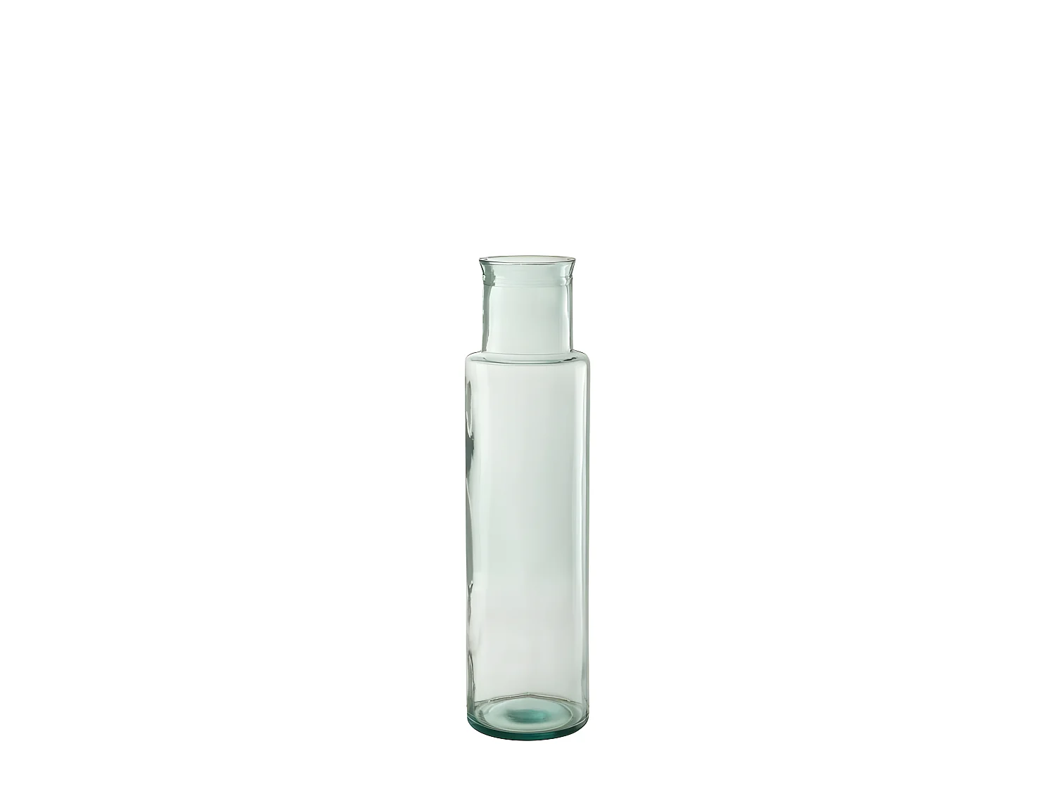 Vaso cilindrico in vetro trasparente 15x15x55 cm
