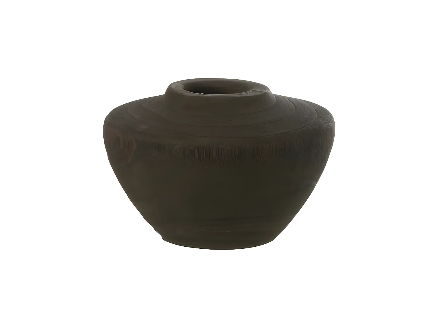 Jarrón de madera de 15x15x10 cm