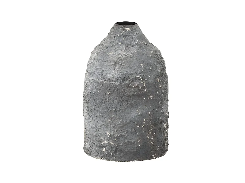 Vase Design en Métal "Effy" 24cm Gris