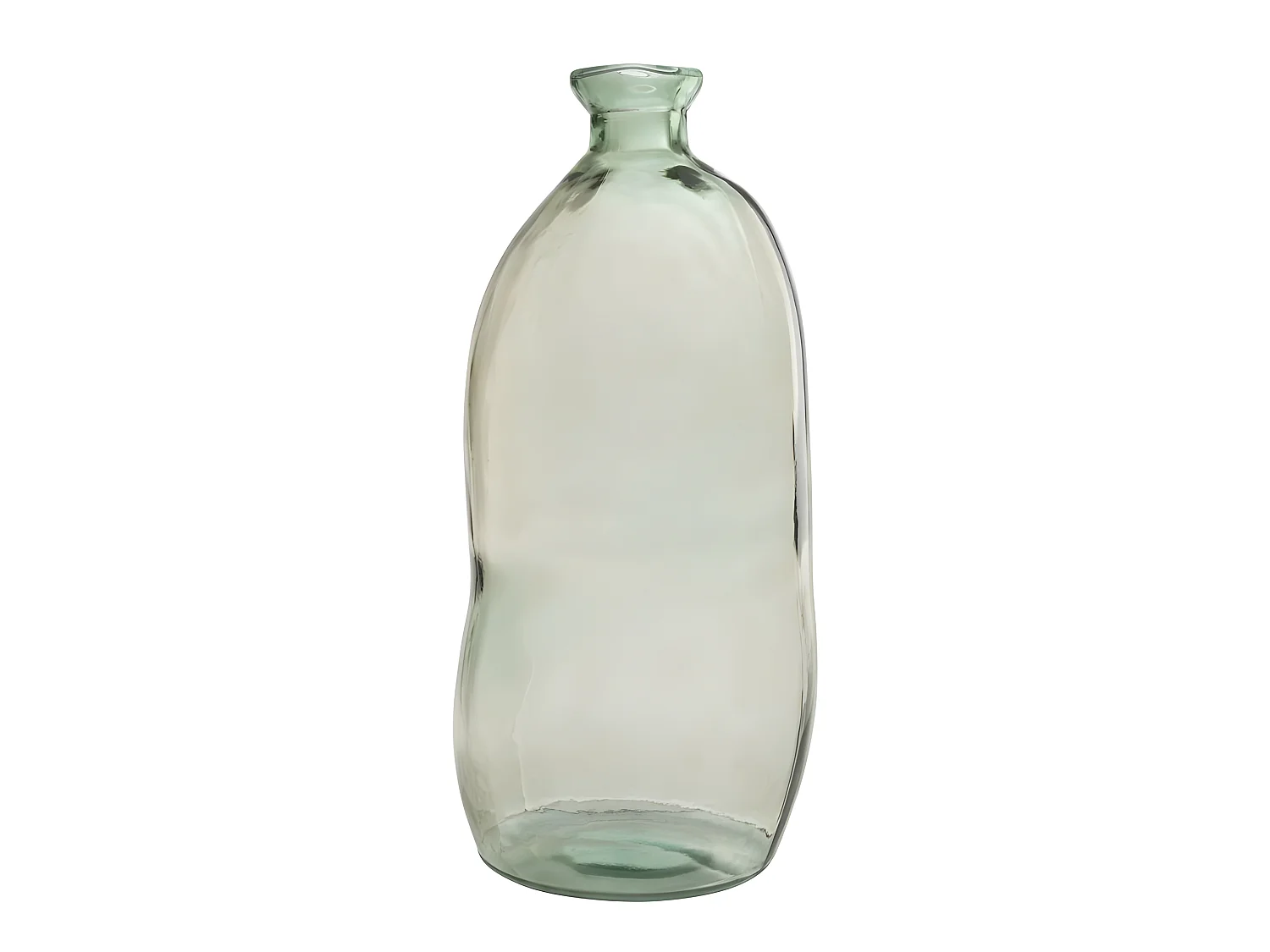 Vase Rond Design en Verre "Laura" 73cm Vert