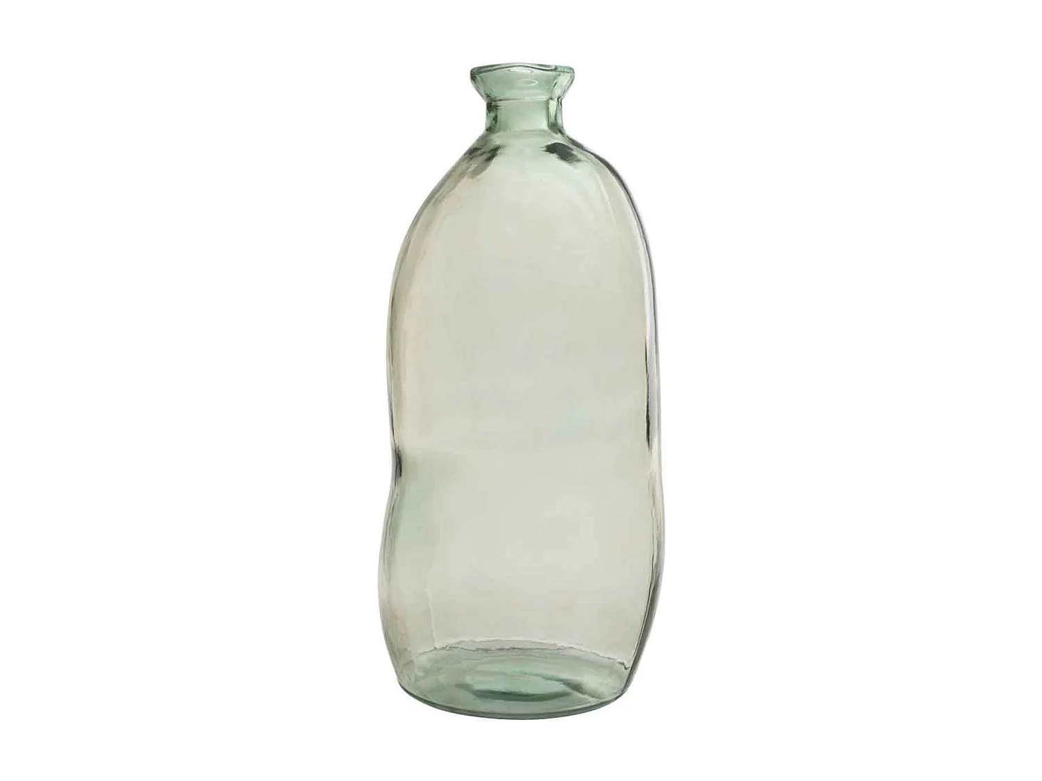 Vase Rond Design en Verre "Laura" 73cm Vert