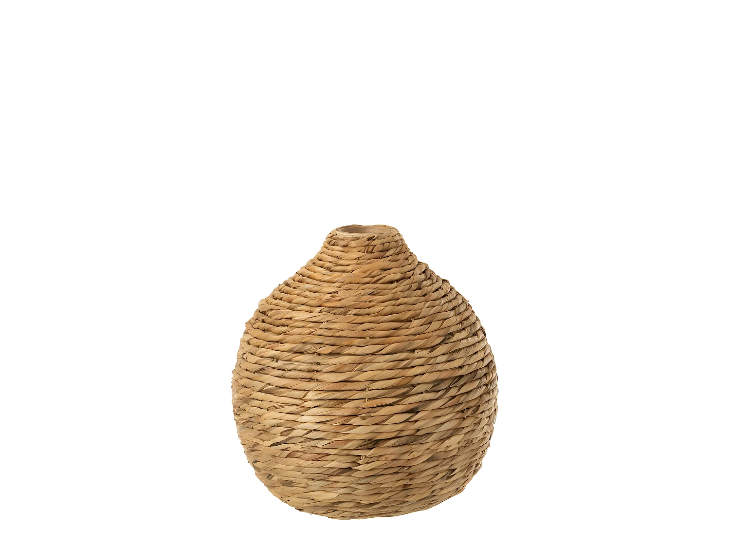 Vase Rond Design "Jacinthe d'Eau" 37cm Naturel