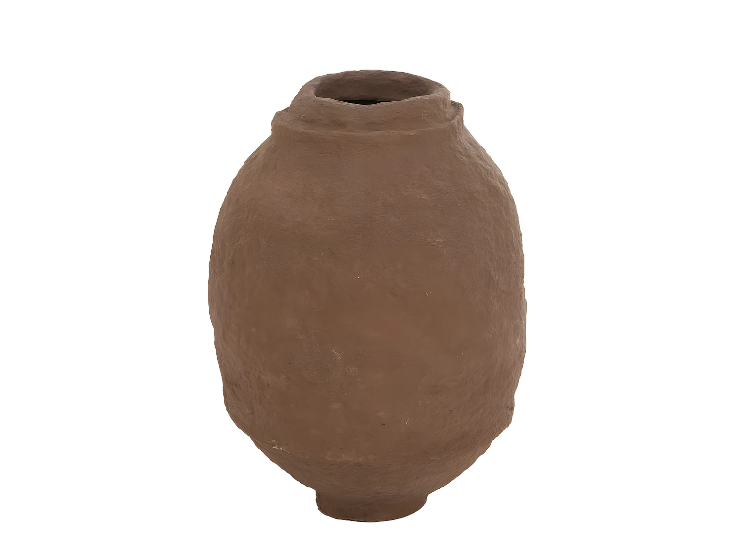 Vase Design "Papier Mâché" 59cm Marron