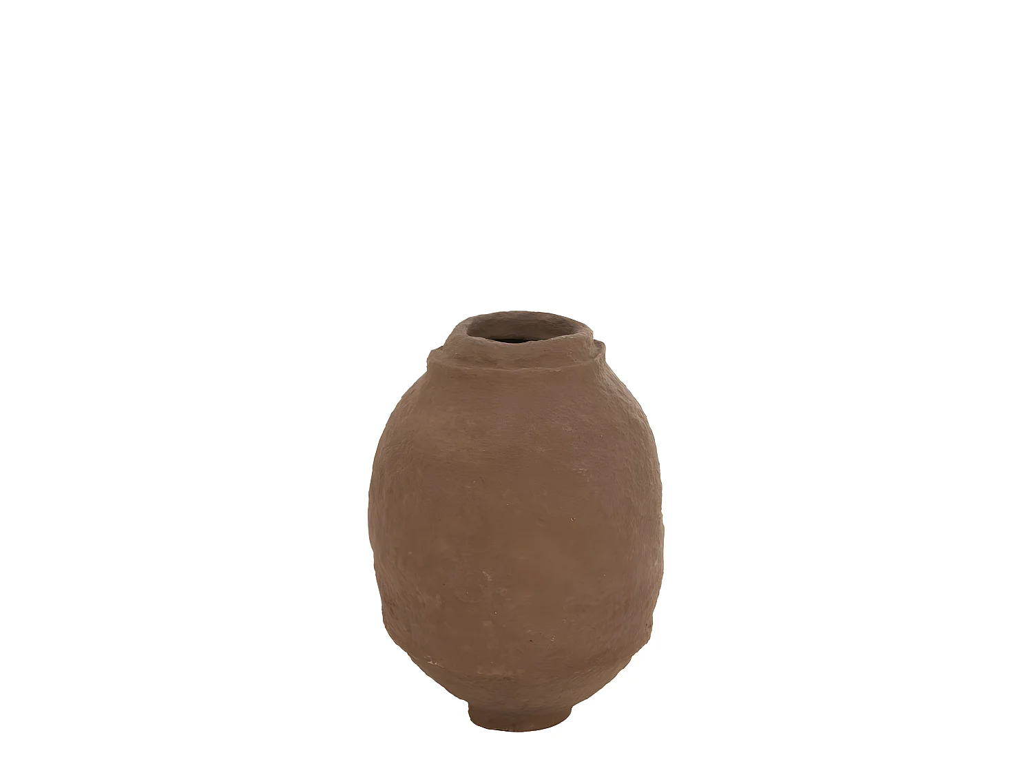 Vase Design "Papier Mâché" 59cm Marron