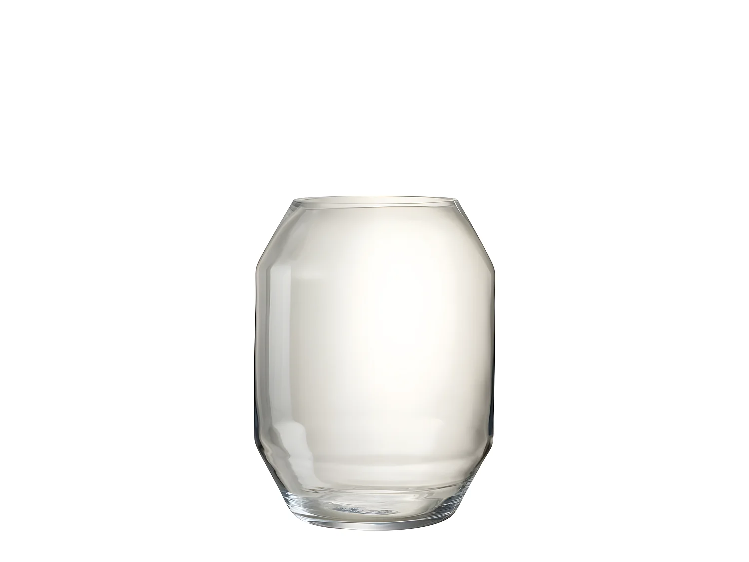 Vaso in vetro trasparente 29.5x29.5x40 cm