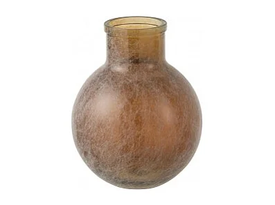 Vaso in vetro marrone 24x24x31 cm