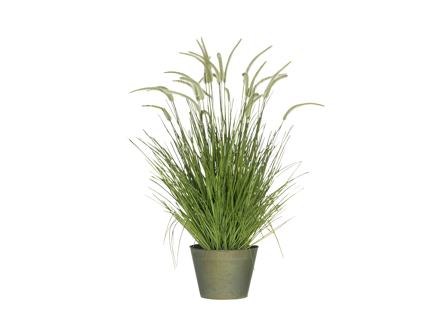 Plante Artificielle Déco "Graminées" 114cm Vert