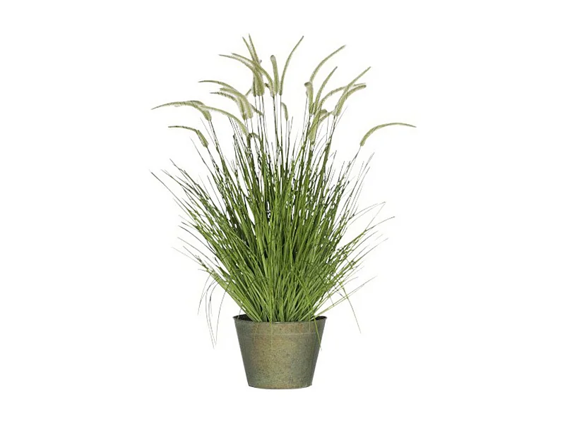 Plante Artificielle Déco "Graminées" 114cm Vert