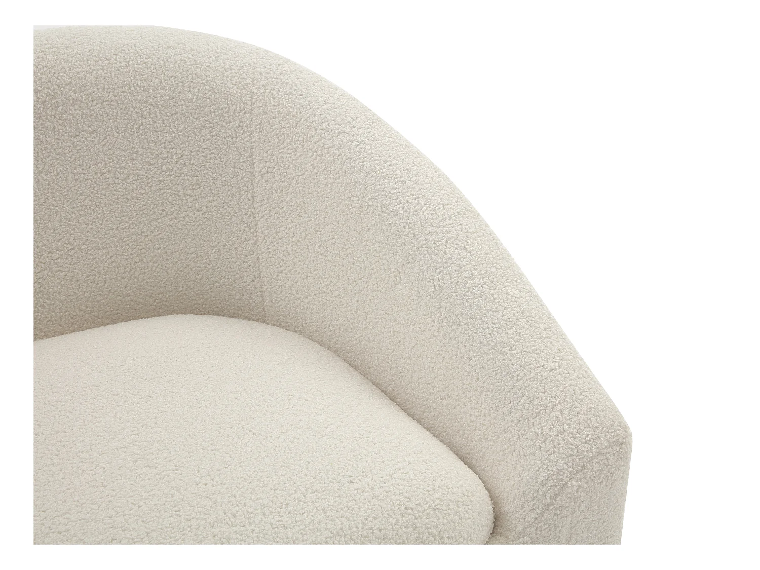 Tosetters benkete i hvit slyng-stoff OSSANA