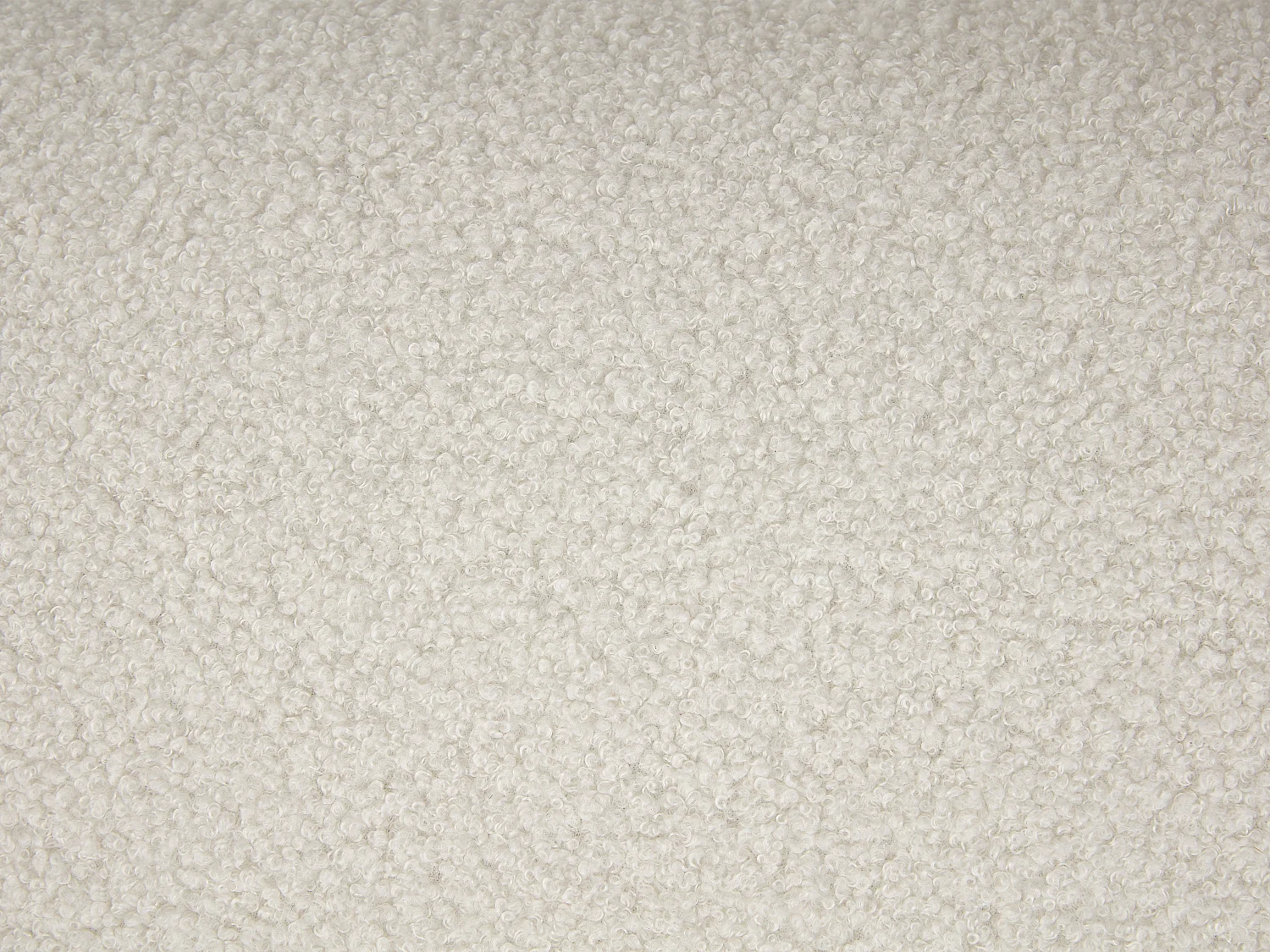 Zitbank 2 personen in wit bouclé OSSANA