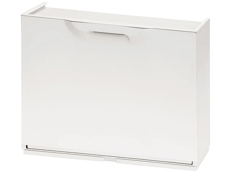 Étagère À Chaussures En Polypropylène De Couleur Blanche, 40,1x51x17,3