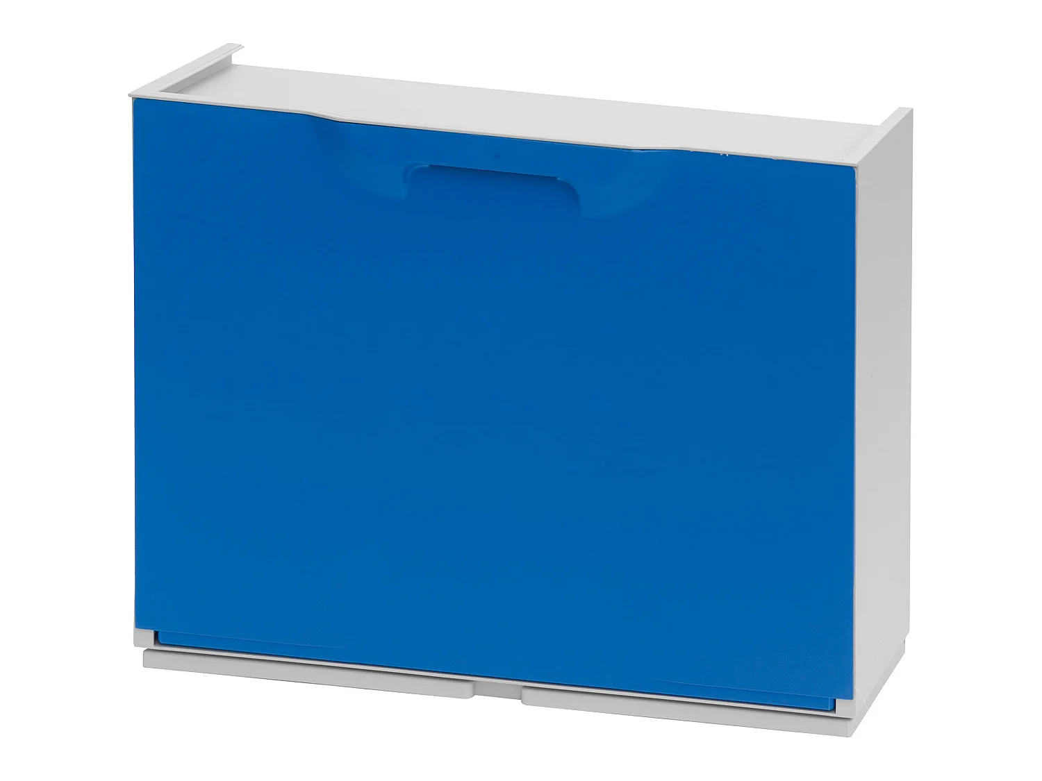 Étagère À Chaussures En Polypropylène De Couleur Bleue, 40,1x51x17,3