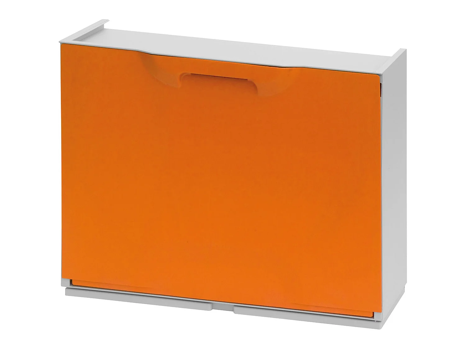 Étagère À Chaussures En Polypropylène De Couleur Orange, 40,1x51x17,3
