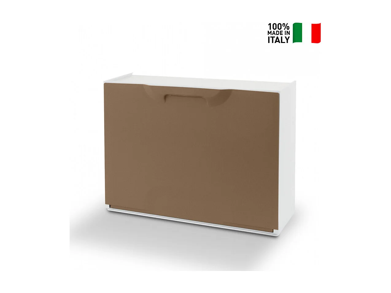 Porte-chaussures En Polypropylène De Couleur Marron, 40,1x51x17,3