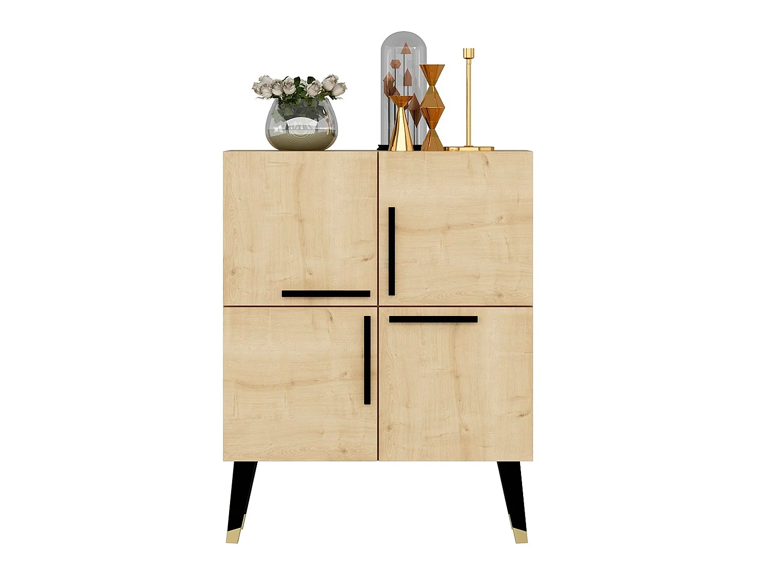 Meubles En Chêne Saphir Avec Panneaux De Particules 100% Mélaminés. 70x90x35