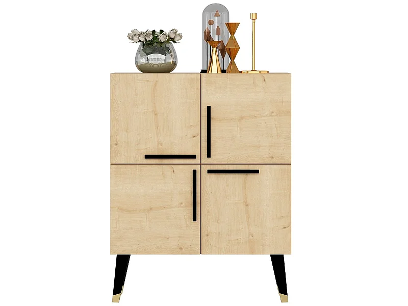 Meubles En Chêne Saphir Avec Panneaux De Particules 100% Mélaminés. 70x90x35