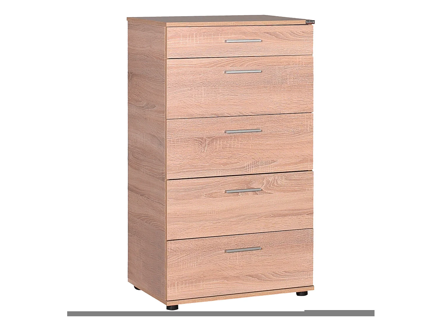 Buffet Meuble Sonoma Avec 100% Aggloméré Plaqué En Mélamine. 60x108x44