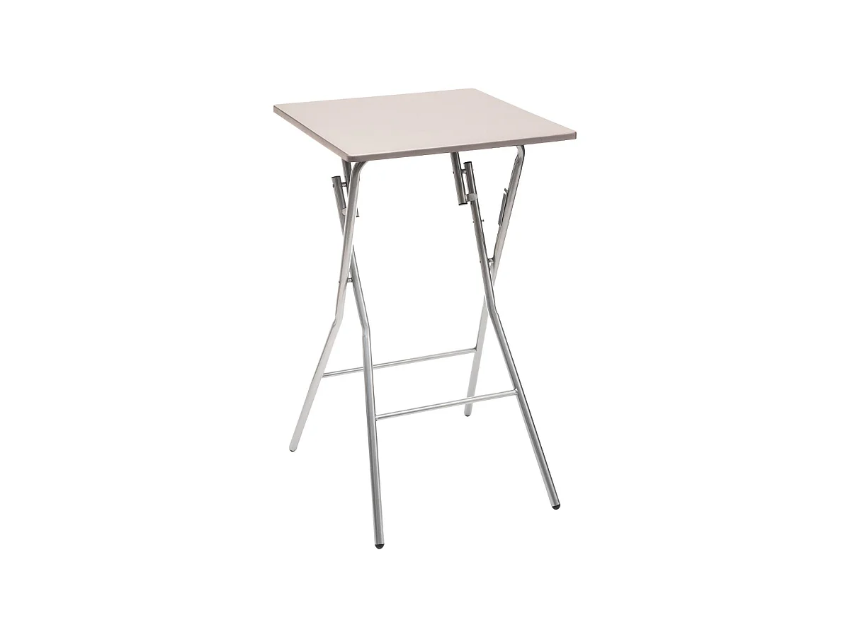 Table de Bar pliante Taupe 60 x 60 cm