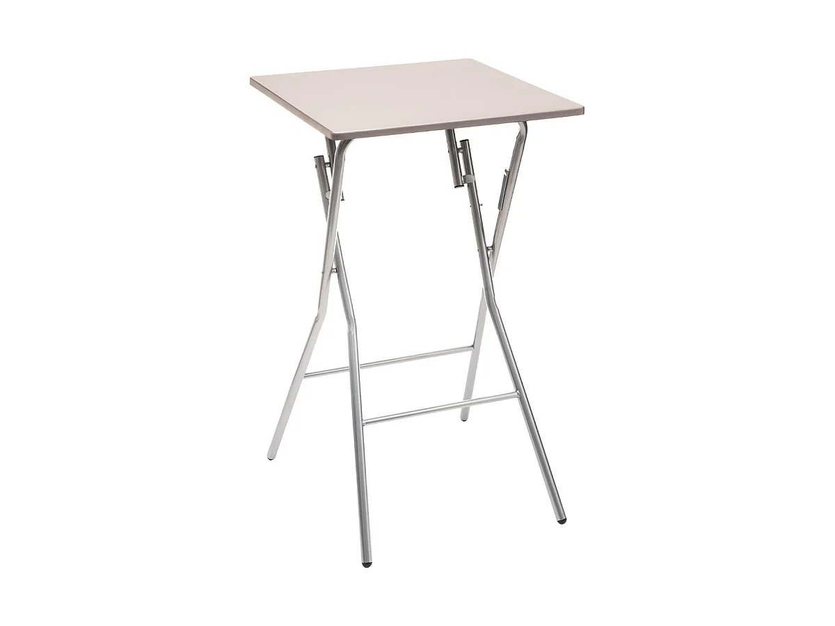 Table de Bar pliante Taupe 60 x 60 cm