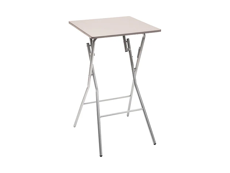 Table de Bar pliante Taupe 60 x 60 cm